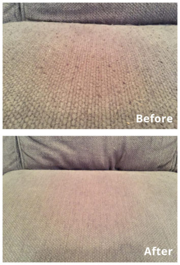 Fabric Pilling Before After