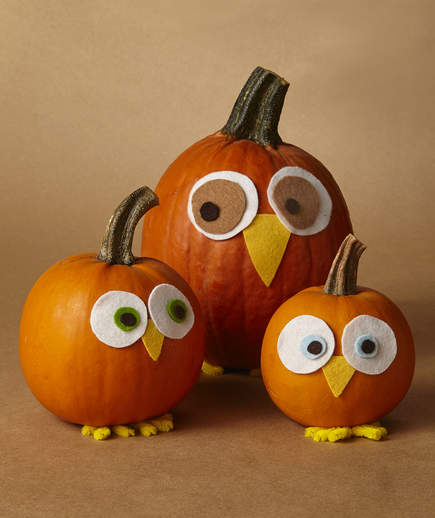 Owl Pumpkin Fall Centerpieces