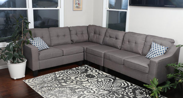 Oliver Smith Modern Contemporary Sectional Sofa