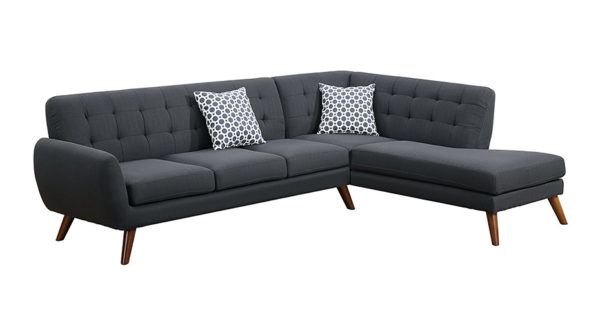 Poundex Bobkona Belinda Sectional Sofa