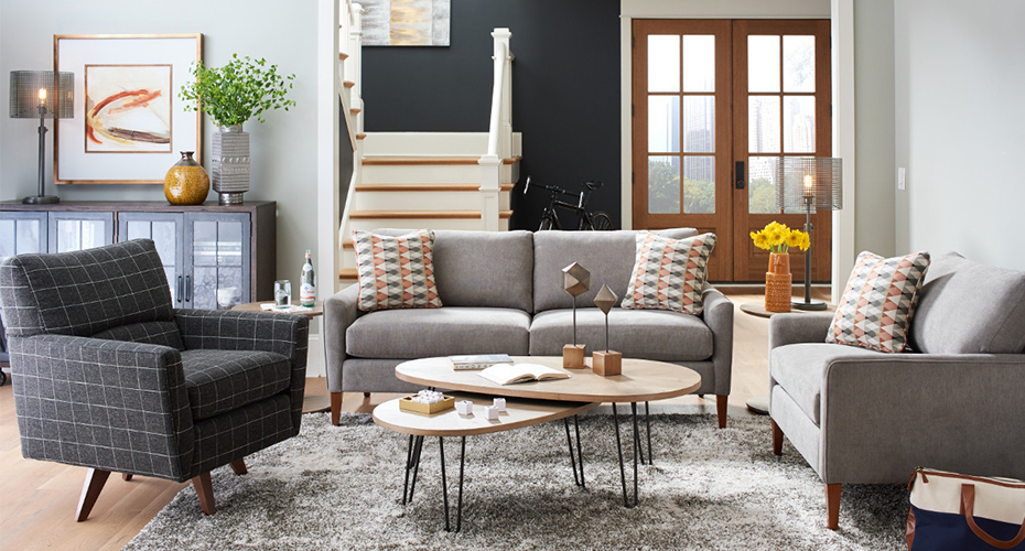 Mix Match Furniture Living Room Small Gray