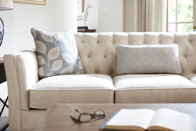 LaZBoyAlexandriaSofaTuftedBack LaZBoy Southeast