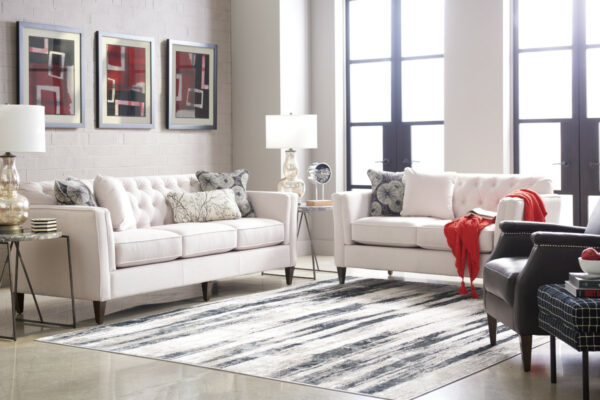 La-Z-Boy Alexandria Sofa Pet Friendly Fabric D153431 Linen