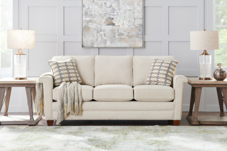 LaZBoyBexleySofaPetFriendlyFabricD156431Ivory LaZBoy Southeast