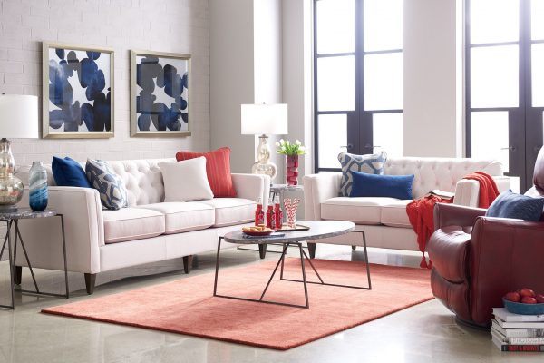 la-z-boy alexandria sofa white